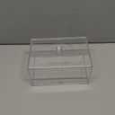 zoocatia Farmhouse Laundry Dryer Sheet Holder Clear Detergent Pods Container Dryer Balls Dispenser with Lid, Organization and Storage Box for Laundry Room, Bedroom, Desk