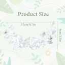 Pearl Bridal Hair Vine and Flower Hair Clips for Women's Wedding