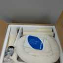 Hey-brother Cat Tree with Litter Box Enclosure, All-in-one Cat Tower for Indoor Cats with Large Hammock, Bed, Food Station, Scratching Posts, Modern Style Pet Furniture, Rustic Gray MPJ100SG