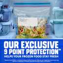 Ziploc Brand Gallon Freezer Storage Bags, Stay Open Design, Easy to Fill, 1 gal, 28 ct