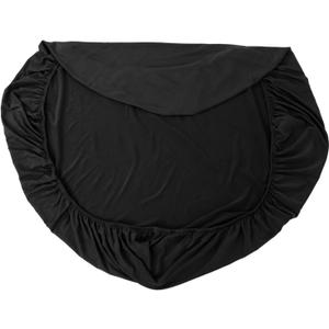 ABOOFAN Square Elastic Table Cover for Card Tables Versatile Outdoor and Indoor Use Stretchable Vintage Tablecloth and Farmhouse Decor Easy Setup and (Black)