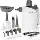 Ticyack Steam Cleaner, Handheld Steam Cleaner for Home, 16-Piece Steam Cleaner Kit with Automatic Steam Switch, Steamer for Kitchen, Bathroom, Car, Living Room and Multi-Surface Deep Cleaning (White)