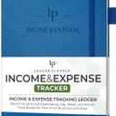 Legend Income & Expense Tracker  Bookkeeping Record Book Accounting Ledger  Small Business Supplies Account Notebook, 7x10 (Mystic Blue)