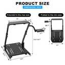 CXRCY Racing Wheel Stand Height Adjustable & Foldable Steering Wheel Stand Compatible with Logitech G920 G29 G27 G25 Gaming Cockpit (Wheel and Pedals Not Included)