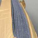 uyoyous 20 Pack Commercial Carpet Tiles, 20'' x 20'' Reusable Carpet Squares with Stickers, 53.8 Sq Ft PVC Backed Carpet Floor Tiles for Home Office, Blue