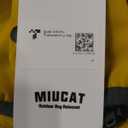 Yellow Puppy Raincoat, Waterproof Dog Jacket with Hood & Leash Hole, Reflective Strap - XS