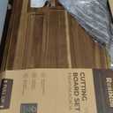 Acacia Wood Cutting Board for Kitchen, Set of 3 - Durable Thick Chopping Boards with Juice Grooves & Handles for Prep & Serving, Impressive Gift for Housewarming, Kitchen Gifts for Mom