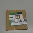 Antique Brass Decorative Wall Plate Light Switch Cover Decorator Outlet Covers Rocker Switch Plates Metal Material Wall Plates for Kitchen Bathroom (2 Gang Duplex-3 Pack)