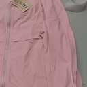 Locachy Women's Lightweight Zip Up Athletic Jacket Stand Collar Windproof Sun Protection Workout Outdoor Jacket (Pink, S)