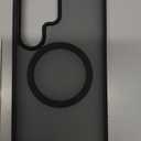 TORRAS Magnetic Shockproof for Samsung Galaxy S25 Ultra Case, Fit for MagSafe, 4X Military Grade Protection, Translucent Slim Case for Samsung S25 Ultra Case Anti-Fingerprint Anti-Scratch, Black