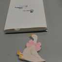 3 Pcs Silly Goose Birthday Party Decoration Pink Bow Wooden Silly Goose Baby Shower Decor Funny Table Centerpiece Gift for Party Favor Desk Tiered Tray, 5.9/4.7/3.9 Inch