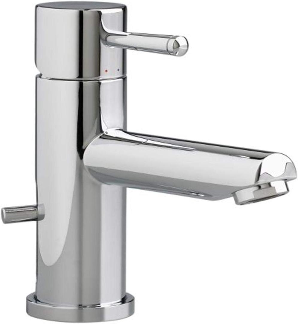American Standard 2064.101.002 Serin Monoblock Faucet with 3/8-Inch Compression Connectors and Metal Pop Up Drain, Polished Chrome
