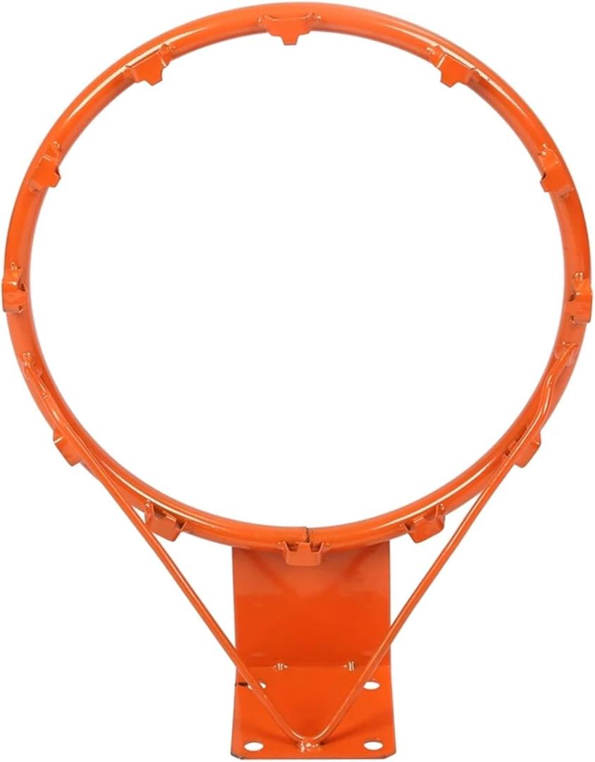Replacement Basketball Rim, Wall Door Mounted Basketball Hoop, 13.78 Inch Indoor Outdoor Hanging Rim Goal Outside