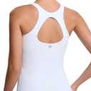 RUNNING GIRL Workout Tank Tops for Women Built in Shelf Bras Padded,Sleeveless Gym Tops Athletic Yoga Shirts S