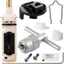 1222 Cartridge Kit for Moen 1222 Replacement Cartridge,Applicable to for Moen Posi Temp Shower Repair - Brass & Plastic,with Removal Tool.