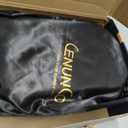 CENUNCO Genuine Leather Sling Bag Crossbody Shoulder Backpack, Black