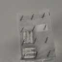 Lantee 12 Pack Stainless Steel Sign Standoffs, 5/8" x 1" (16 x 25mm) Wall Mount Hardware for Acrylic & Glass Signs, Floating Display Mounts with Rubber Spacers for Office, Business & Home