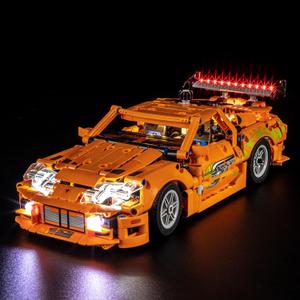 BRIKSMAX Light Kit for Lego-42204 Fast and Furious Toyota Supra MK4 -Led Lighting Compatible with Lego Technic Building Set- Not Include Lego Set
