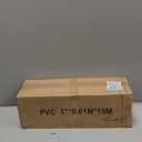 24'' x 50' 1inch Hardware Cloth 16 Gauge Black Vinyl Coated Welded Fence Mesh for Home and Garden Fence and Home Improvement Project (24'' x 50')