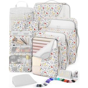 8 Set Packing Cubes for Travel, Gifts for Women Mom,Anti-Tearing Suitcase Organizer,OlarHike Vacation Essentials & Accessories for Cruise Ship