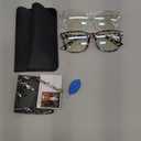 livho High Tech Blue Light Glasses - Advanced 99% Blue Light Blocking Computer Glasses - Anti Eyestrain & UV Glare Protection (*B5 Leopard+clear)