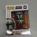 Funko Pop! Star Wars: The Mandalorian - Mandalorian Flying with The Child, Grey
