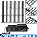SafBbcue Grates for Royal Gourmet GD4002T Cast Iron Grill Replacement Parts for Royal Gourmet 4 Burner, Grill Grates Replacement for Camping Grill