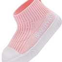 BMCiTYBM Baby Sneakers Girls Boys Lightweight Breathable Mesh First Walkers Shoes 6-24 Months (32-pink)