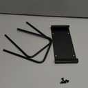 Napkin Holder for Table, Metal Napkin Holder for Kitchen Dining, Standing Paper Napkin Storage for Table Countertop, Black