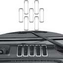 RT-TCZ for Jeep JL Hood Vents Cover Trim Chrome for Jeep Wrangler JL JLU Gladiator JT 2018-2024 Chrome Exterior Accessories 7pcs