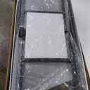 Aquzee Computer Desk with Hutch Bookshelves, 55 Inch Home Office Writing Desk with Space Saving Design, Gaming Table Organized Desk with Storage Shelves Bookshelf Easy Assemble, Rustic Brown