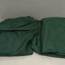 LTC LINENS 2 Pack 90 Inch Round Tablecloth Hunter Green - Wrinkle Resistant Table Cloth for Round Table -Washable Polyester Fabric Table Cover for Wedding, Party