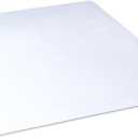 Dimex Clear Office Chair Mat for Hard Floors 46" x 60" Rectangle Vinyl Floor Protector for Wood, Tile, Vinyl & Laminate, Smooth Glide