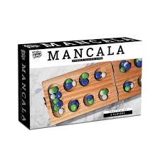 ANKER PLAY Cardinal Classics, Mancala, Classic Strategy Board Game with Folding Wood Board, Mancala Set for Beginners & Experts, for Adults & Kids, 2 Players, for Ages 8 & Up
