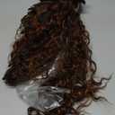 Ailabi P4/30 Brazilian Human Hair Bundles Highlight Chocolate Brown 22 24 26 Inch Water Wave Bundles Human Hair 11A Unprocessed Virgin Quick Weave Hair for Black Women