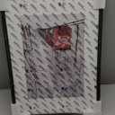 Egofine A4 Picture Frame Black Covered by Plexiglass Made of Solid Wood, Display Pictures 4x6/6x8 with Mat or A4 Without Mat for Table Top and Wall Mounting