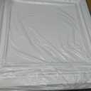 Art3d PVC Ceiling Tiles, 2'x2' Plastic Sheet in White (12-Pack), 24"x24"