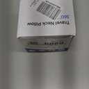 Advanced Memory Foam Neck Travel Pillow, Neck Pillow Airplane with Eye Mask & Ear Plugs, Designed for The Comfort of Travel & Office, Travel Pillow for Plane, Car, Home, Work, Dark Grey