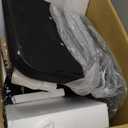 Rolling Shop Stool w/ 3" Locking Swivel Wheels, 300LB Capacity, 18"-22" Height Adjustable with Soft Cushion & Tool Tray, Telescoping Mechanic Seat for Garage, Auto Repair, Heavy-Duty, Black