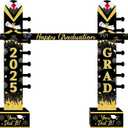 Graduation Inflatable Limbo Game for Adults 59 Inch 2025 Congrats Grad Party Games Set Graduation Limbo Stick Congrats Grad Inflatable Decoration for Indoor Outdoor Birthday Party Decor