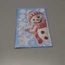 2 x 146Pcs Christmas Window Clings - Snowflakes, Santa Claus, Reindeer Decals - Static Window Stickers for Christmas Decorations, Ornaments, Holiday, Winter, Xmas Party Supplies