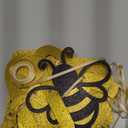 A Little Honey is on the Way Banner Gender Reveal Party Decor for Boy/Girl Bee Theme Baby Shower Decorations Gold Glitter