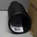 Vurkcy 3 inch Inlet Exhaust Tip, 4.5" Outlet 9" Overall Length Stainless Steel Exhaust Tail Pipe, Bolt-On, Polished Tailpipe, Black(Fit for Tailpipe Outlet is 3", must OD not the ID)