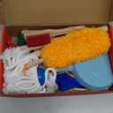 Wooden Kids Cleaning Set for Toddlers,8 Pieces Montessori Cleaning Toys with Kids Broom and Mop Set, Housework Pretend Play Toy Gift for Boys Girls Ages 3+