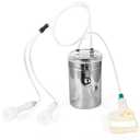 Manual Milking Machine, Effort-Saving Goat Milking Device, Sheep Cow Hand Vacuum Pump Goat Cow Milking Machine, Portable Milking Kit for Milk Plant Farm