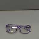 TIJN Blue Light Blocking Glasses for Women Men Clear Frame Square Nerd Eyeglasses Anti Blue Ray Computer Screen Glasses (Purple)