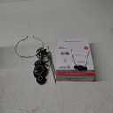 GE Traditional Rabbit Ears Indoor Black TV Antenna, 15 inch Extendable Dipoles and Circular Loop, Tabletop Antenna, Digital, HDTV Antenna, Smart TV Compatible, 4K 1080P VHF UHF, Compact Design, 33676 Rabbit Ear Antenna