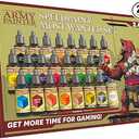 The Army Painter Speedpaint 2.0 Most Wanted Paint Set, 24 x 18 mL Acrylic Contrast Paints Including 2 Metallics, 1 Medium & 1 Free Brush for Miniature and Model Painting