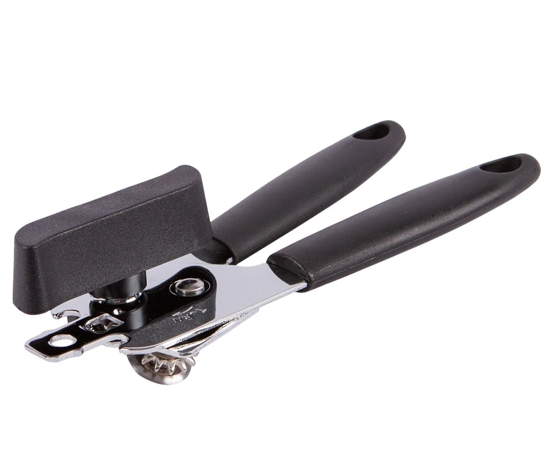 Black Deluxe Metal Can Opener 