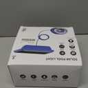 Solar Pool Lights, Solar Powered Submersible LED Lights with Remote IP68 Waterproof 16 Colors Underwater for Above Ground Inground Pool, Pond (White,2 Pack)